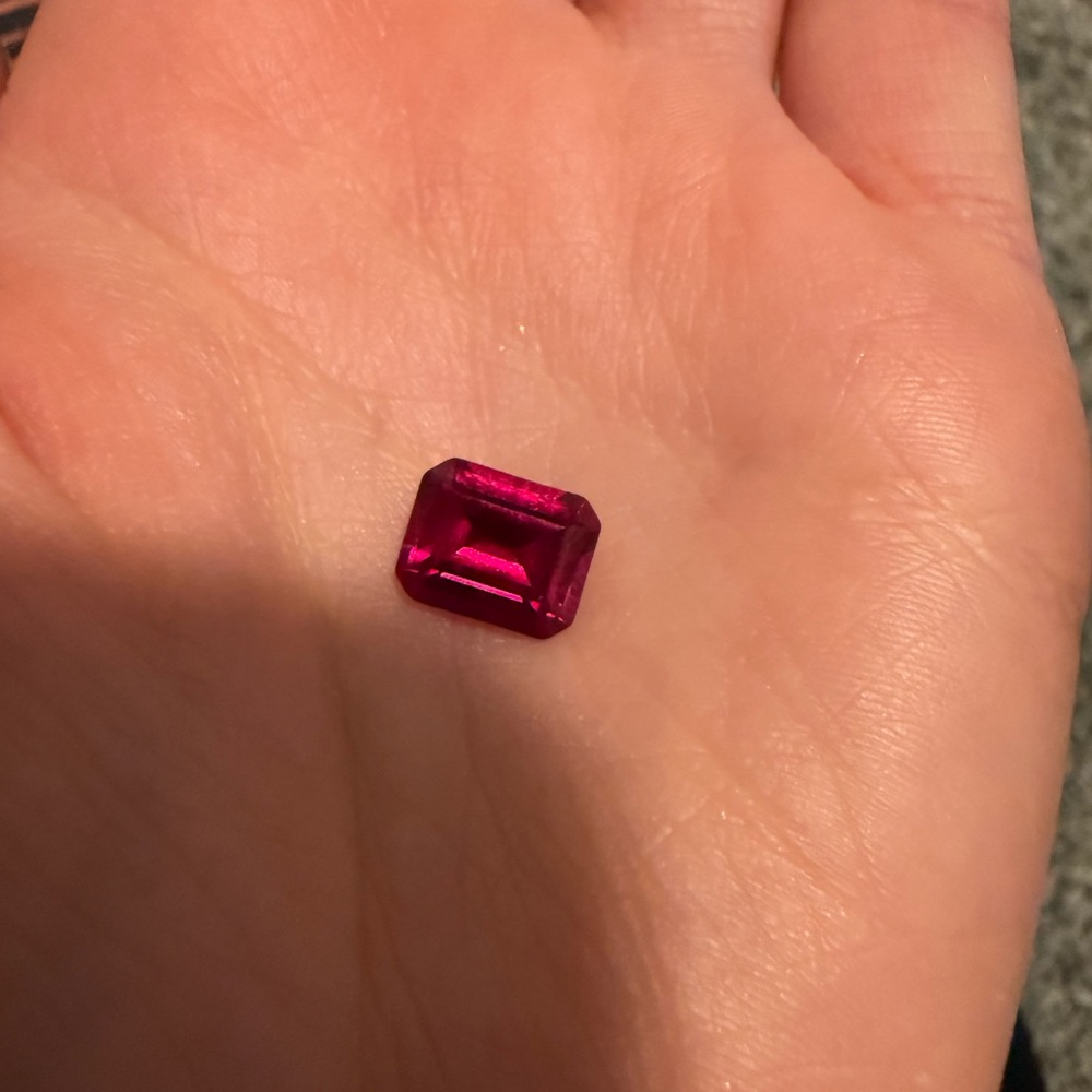 Lab Grown Ruby Loose Stone - image 3